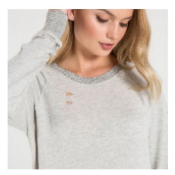 NWT n:Philanthropy Belize Distressed Sweatshirt - Picture 8 of 9